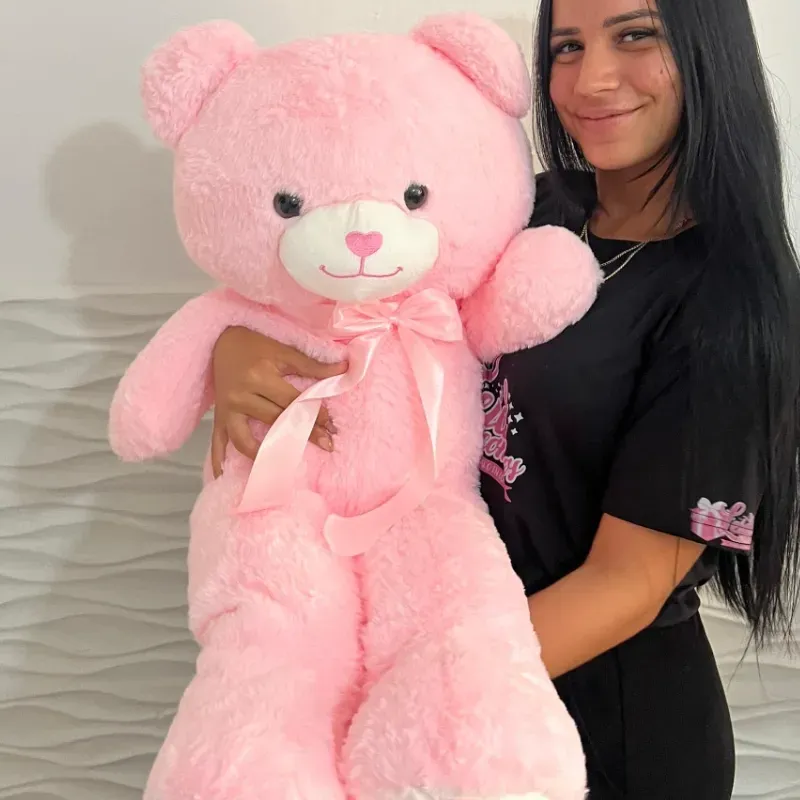 Peluche rosado grande
