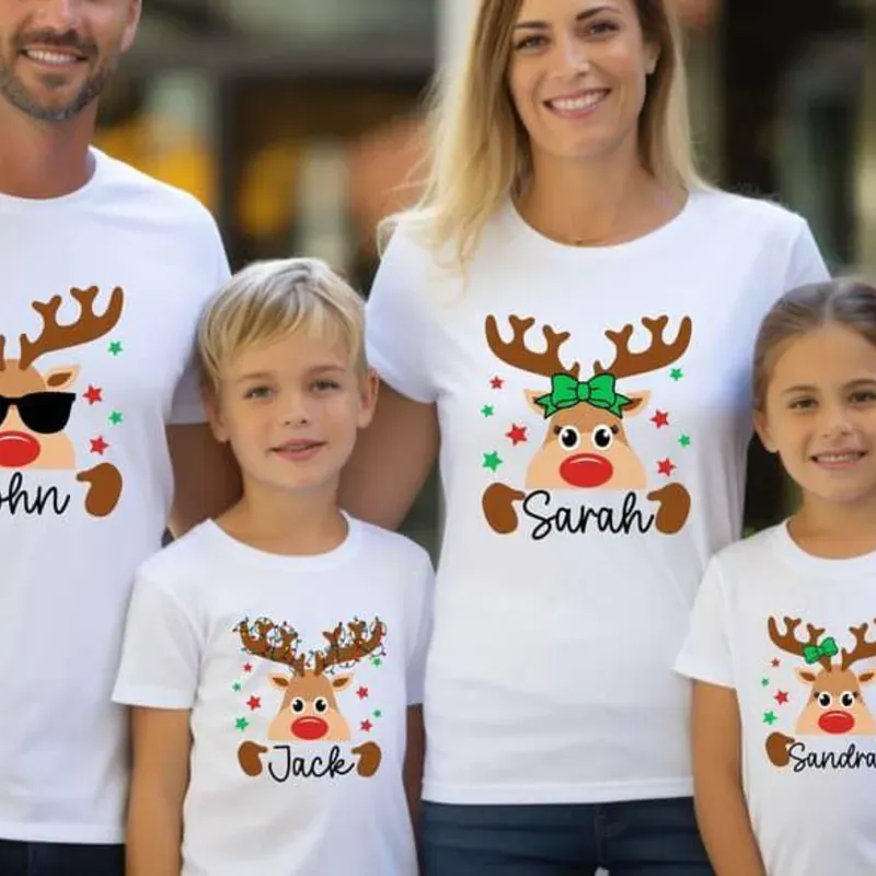 Pulover familiares navideños