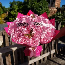 Ramo buchón rosado claro