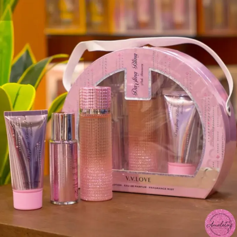 Set de perfumería y crema Darling