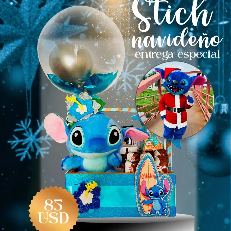 Stitch navideño