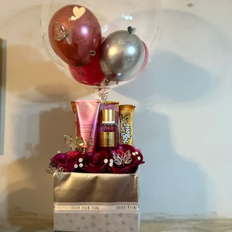 Stuche con globo burbuja