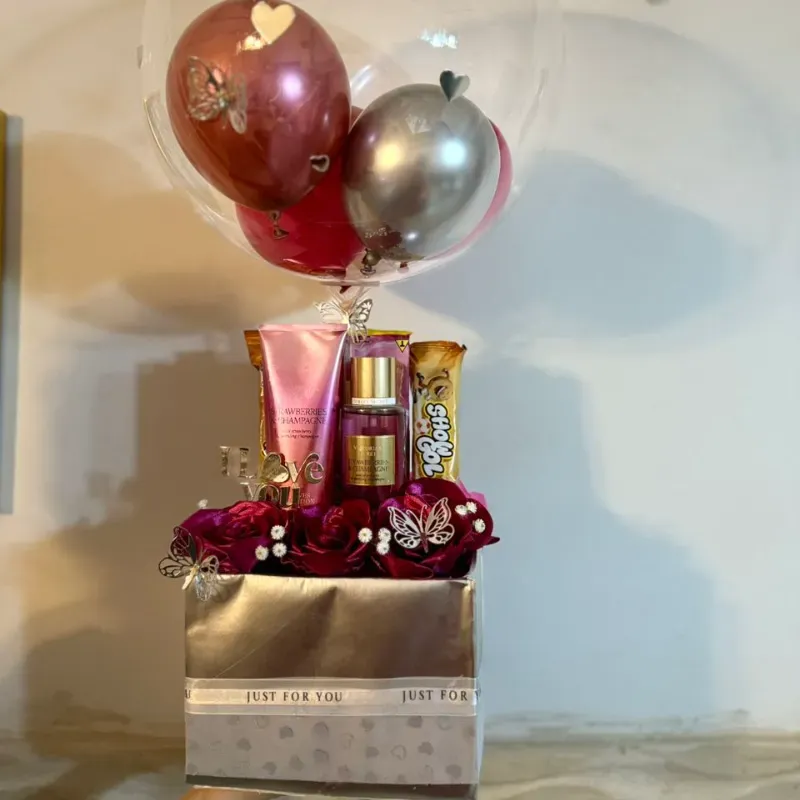 Stuche con globo burbuja