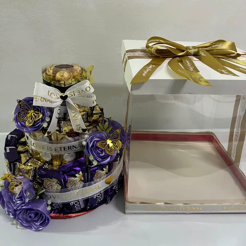 Super cake de chuches morado