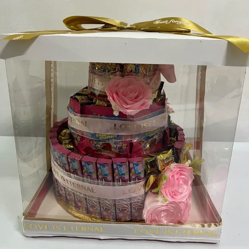 Super cake de chuches rosa