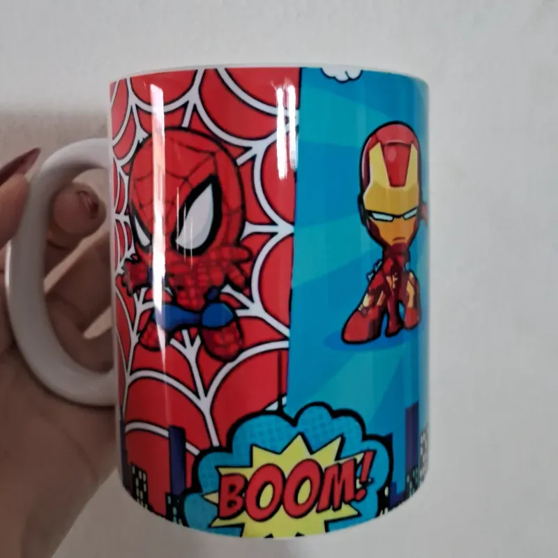 Taza personalizada de Super héroes 