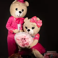 Ositos del amor rosa  fucsia 💕🤍