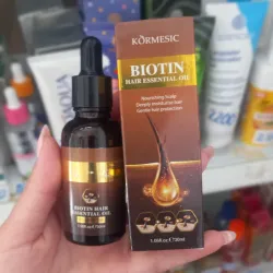 Aceite esencial para el cabello con extracto de biotina
