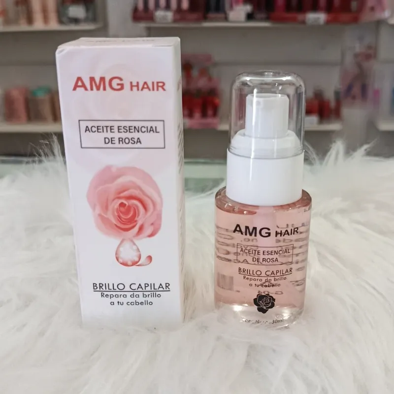 Aceite reparador de cabellos de rosas