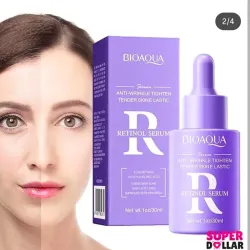 BIOAQUA Suero facial antiarrugas  45% retinol 5% ácido hialurónico esencia hidratante