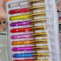 Brillos con glitter vitamina C