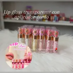 Lip gloss transparente aplicador extra grueso capibara