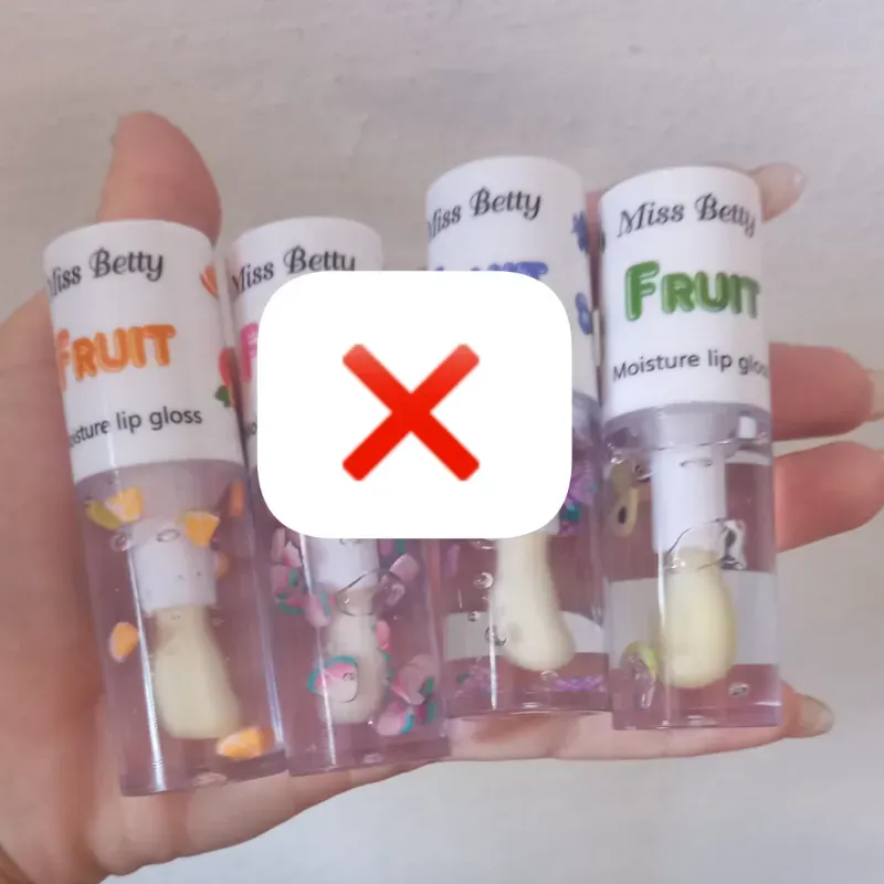 Brillos lisos transparentes con aplicador gordo 