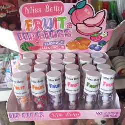 Brillos lisos transparentes con aplicador gordo 