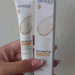 Crema contorno de ojos de pulpa de arroz cruda Bioaqua