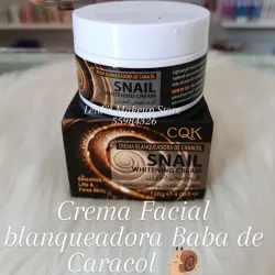 Crema facial blanqueadora con Baba de Caracol 🐌