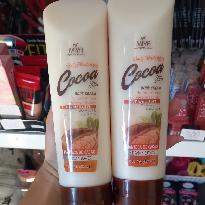 Crema Hidratante Corporal de Manteca de cacao 