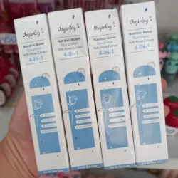 Crema para el contorno de ojos con extracto de rosas 4 en 1