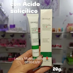 Crema para eliminar el acné con ácido salicílico