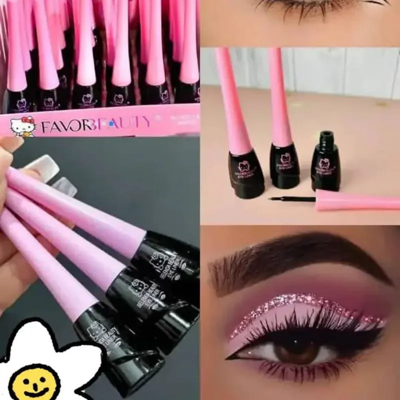 Delineador de pincel negro 