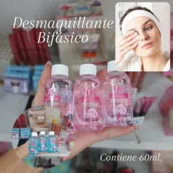 Desmaquillante Bifasico para ojos y rostro.