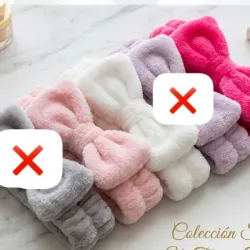 Diademas para maquillaje o skincare