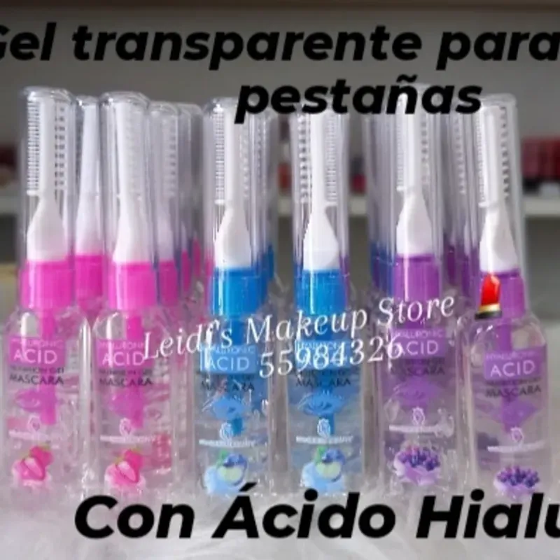 Gel transparente para cejas y pestañas con Ácido Hialurónico