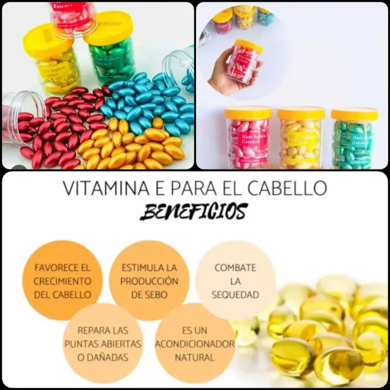 ✨Hair soften essence ✨ Cápsulas 💊 vitaminadas para el cabello 