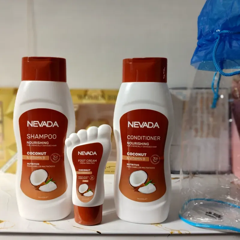 Juego Nevada Shampoo Acondicionador y Crema para Pies
