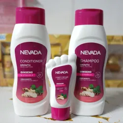 Juego Nevada Shampoo Acondicionador y Crema para Pies