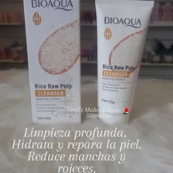 Limpiador Facial Bioaqua con extracto de arroz