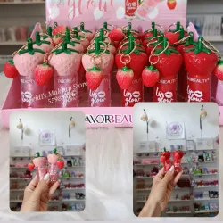 Lip gloss con color de Fresita 🍓