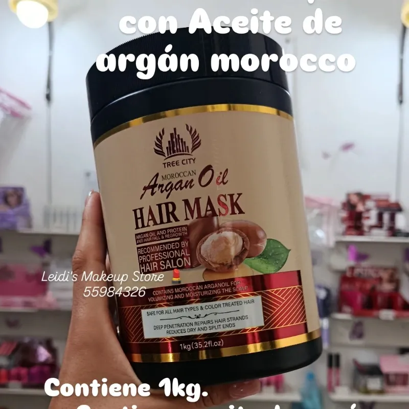 Mascarilla capilar con Aceite de argán morocco 🌰