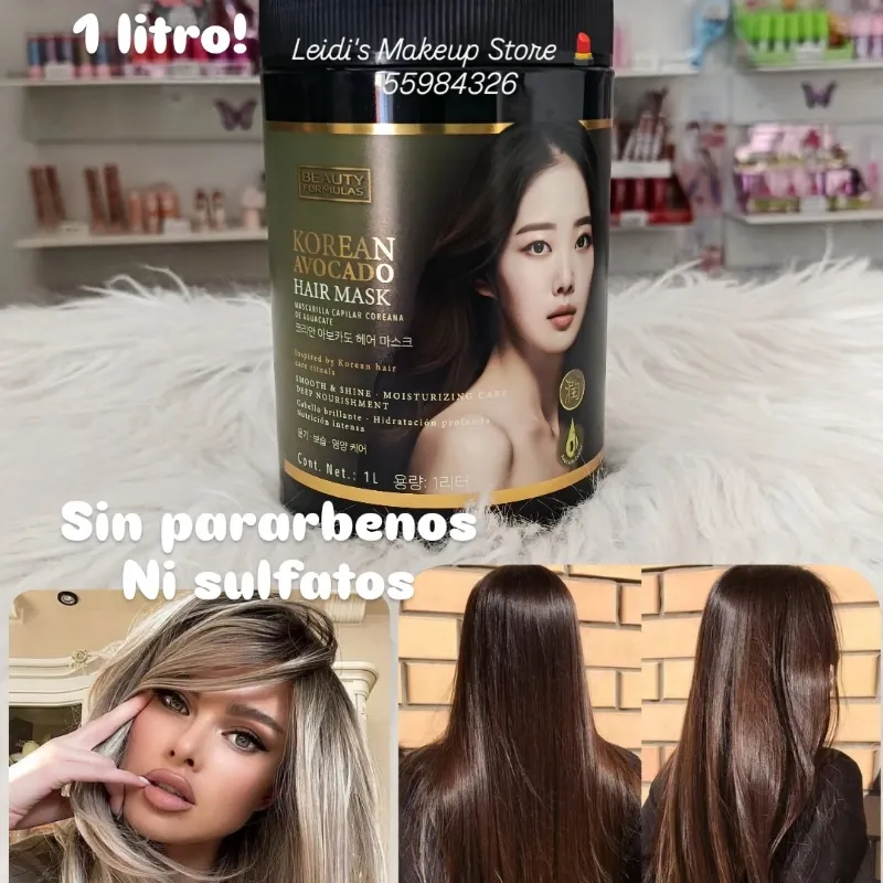 Mascarilla capilar Koreana de aguacate 🥑
