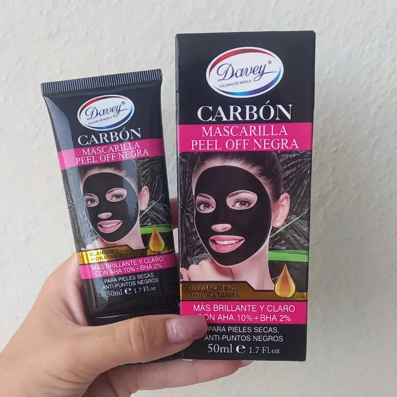 Mascarilla facial de carbón Peel-off  