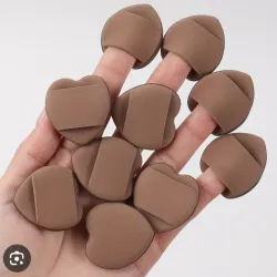 Mini borlas para aplicar polvos sueltos