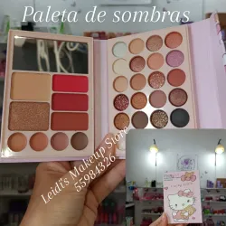 Paleta de Sombras en forma de libros temática Hello Kitty 💖