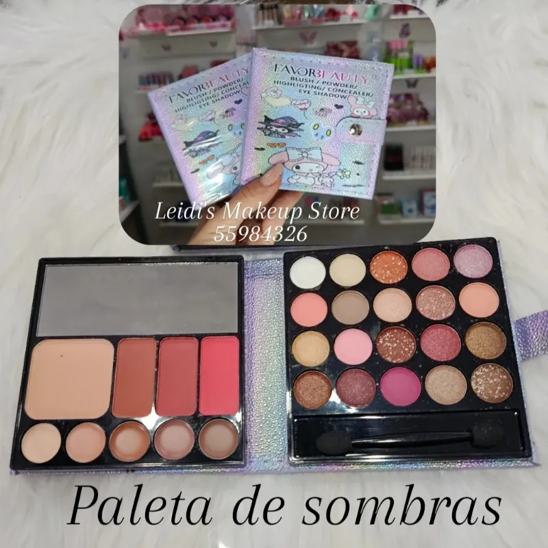 Paletas de sombras tipo carteras