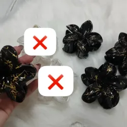 Pellizcos de flores marmoleados