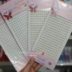 Perlas autoadhesivas para maquillaje, peinados y uñas