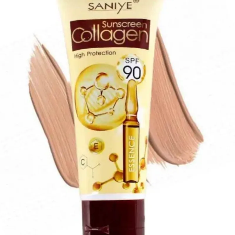 Protector solar Saniye con colágeno SPF90