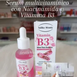 Serum facial multivitamínico con Niacinamida y Vitamina B3.