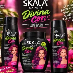 Set de shampoo, acondicionador y crema de peinar+ tratamiento Skala Expert Divina 💞 ✨Reparación y brillo✨