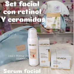 Set facial Nevada con retinol y ceramidas