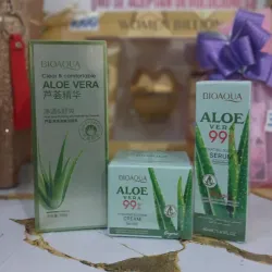 Set para el cuidado facial con Aloe Vera