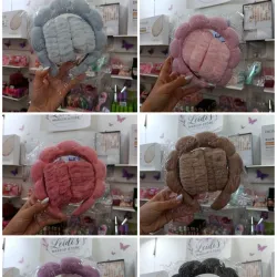 Set para Spa en casa, set de cintillo + muñequeras (diademas)