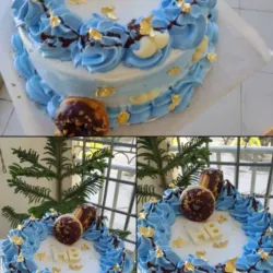 Cake de dulce de leche + chocolate blanco 🤍