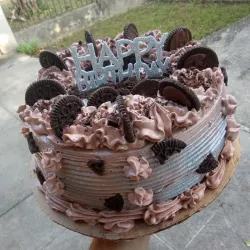 Cake de galletas y chocolate 🥳