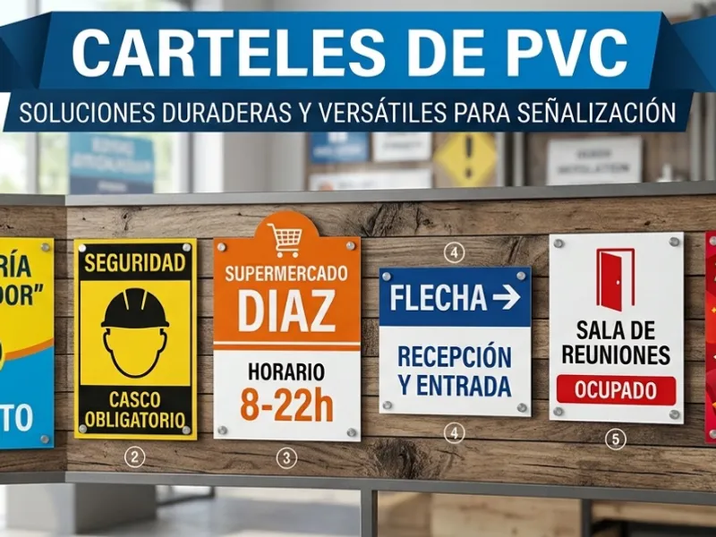 Carteles de PVC