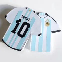 Caja playera de futbol 